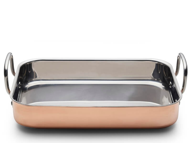 Blomsterbergs Bradepande 35 x 25,5 x 6,3 cm Kobber